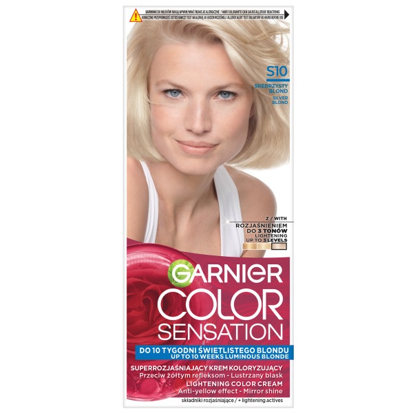 Color Sensation Superrozjaśniający Krem Koloryzujący S10 Srebrzysty Blond