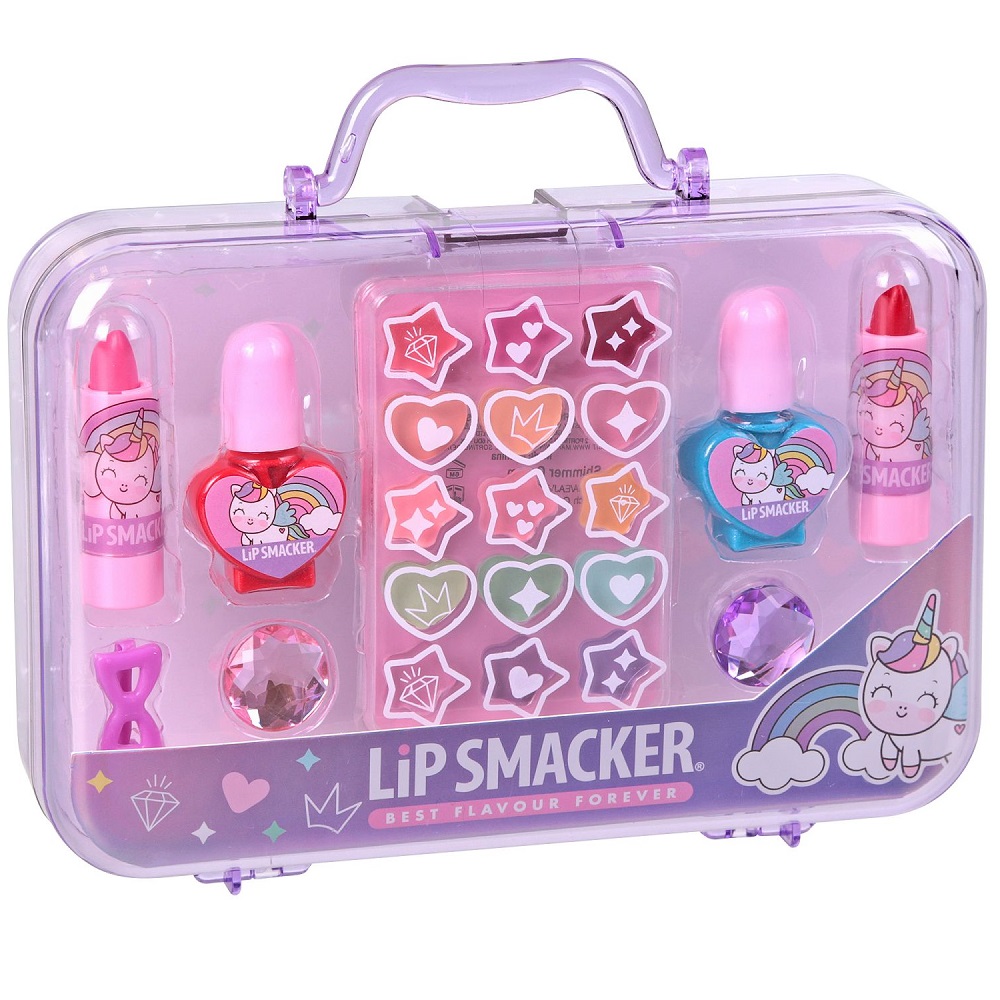 Mini Kozmetická Súprava Lip Smacker Pre Deti Fialová