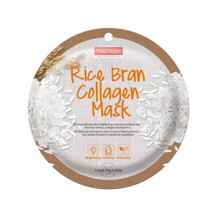 _Rice Bran Collagen Mask 18g Rice Sheet Mask