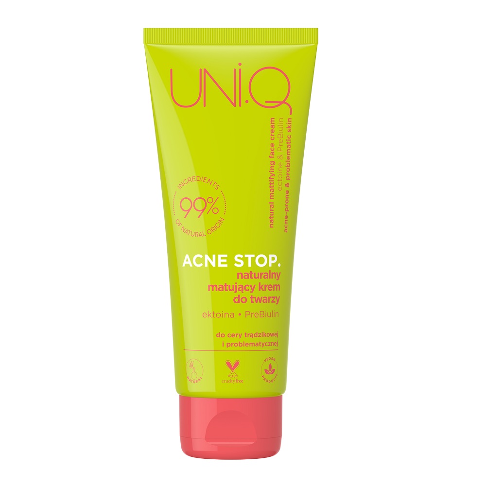Acne Stop. Prírodný Zmatňujúci Krém Na Tvár 75ml