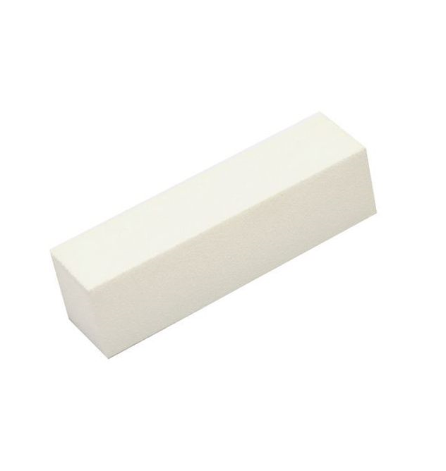 Pack Of 10 White Sanding Nail Blocks Komplet Bloków Polerskich Do Paznokci Biały 10szt