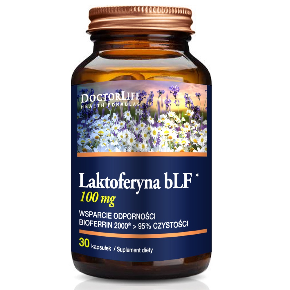 Laktoferyna BLF Suplement Diety Wspomagający Odporność 30 Kapsułek
