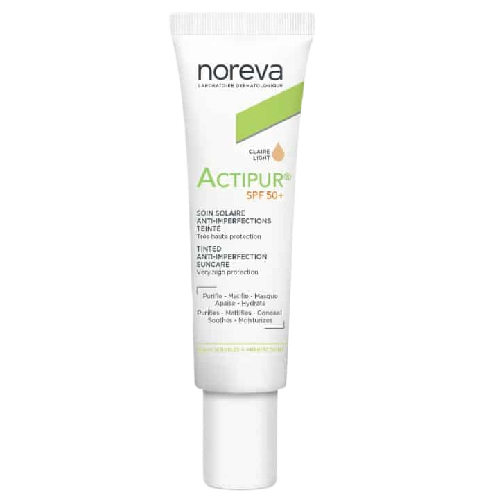 Actipur SPF50+ Opaľovací Krém Na Nedokonalosti Svetlý 30ml