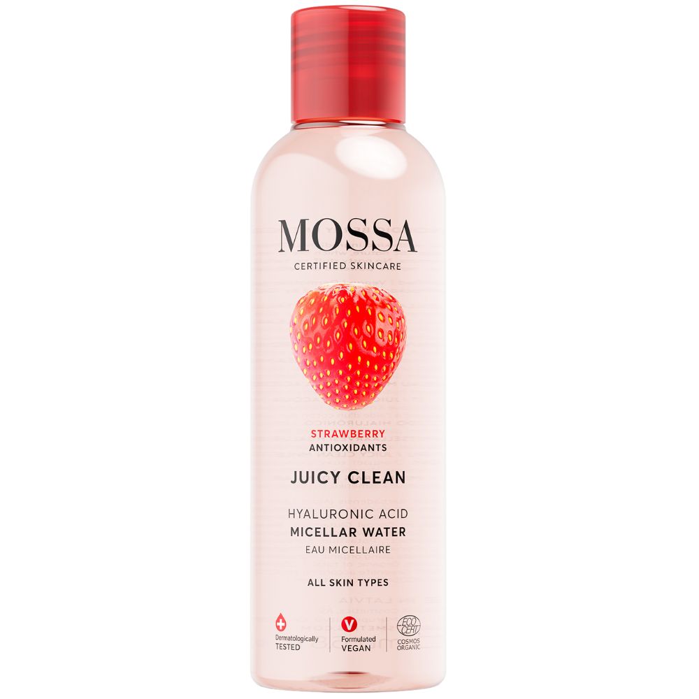 Juicy Clean Micelárna Voda S Kyselinou Hyalurónovou A Jahodovým Extraktom 3v1 200ml