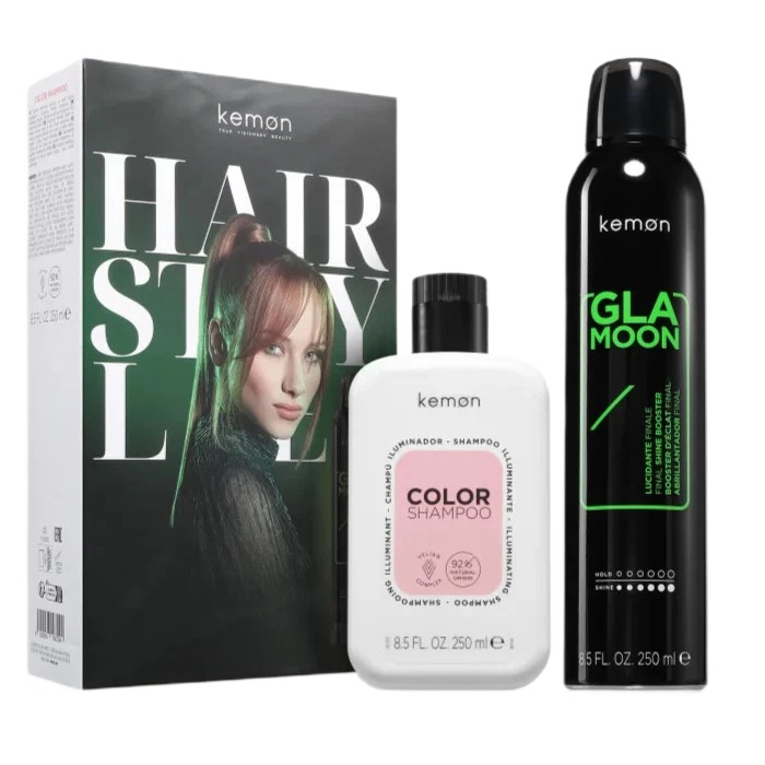 Zestawy Sada Color Glamoon Pre Farbené Vlasy: 250 Ml šAmpón + 250 Ml Sprej Na Lesk