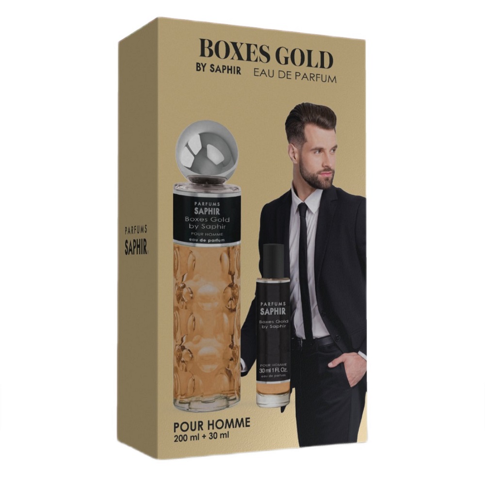 Boxes Gold Pour Homme Sada: Parfémová Voda Ve Spreji + Parfémová Voda Ve Spreji