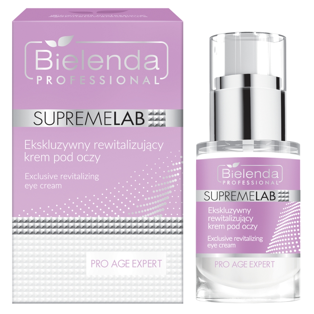 Bielenda Professional, SupremeLab Pro Age Expert exkluzívny revitalizačný očný krém 15ml