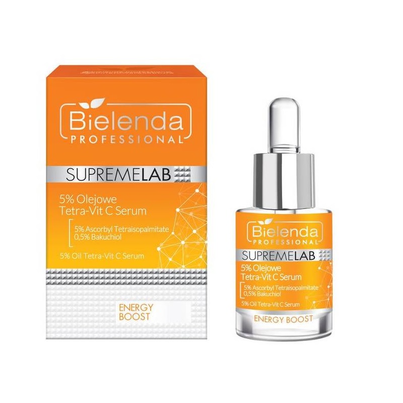 SupremeLab Energy Boost 5% Olej Sérum Tetra-Vit C 15ml