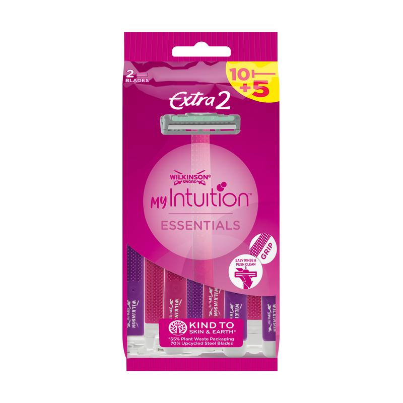 My Intuition Extra2 Essentials Jednorazowe Maszynki Do Golenia Dla Kobiet 15szt