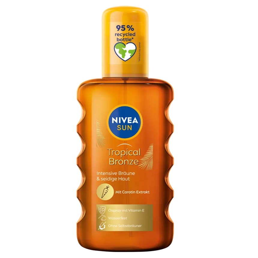 Nivea, Intense Bronze karoténový olej na opaľovanie v spreji SPF6 200ml