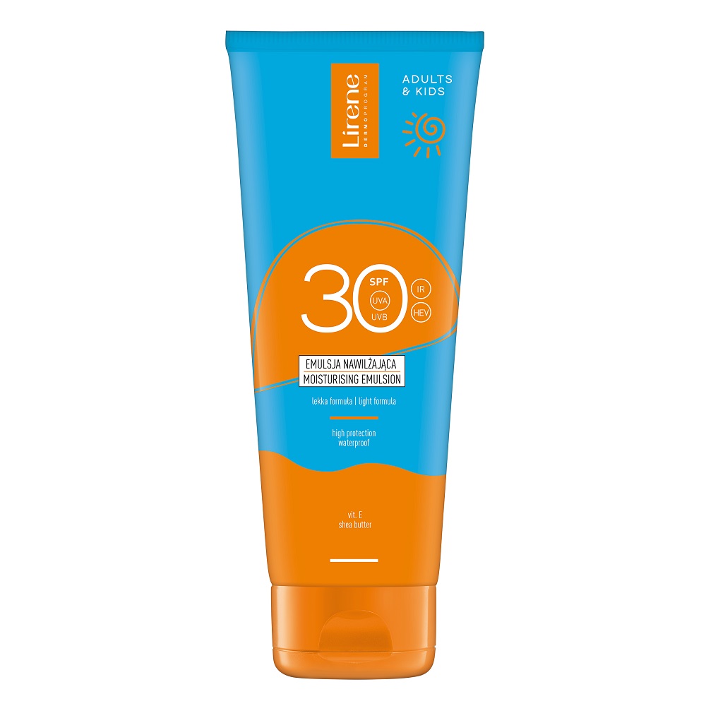 Lirene, Hydratačná emulzia na opaľovanie SPF30 200ml