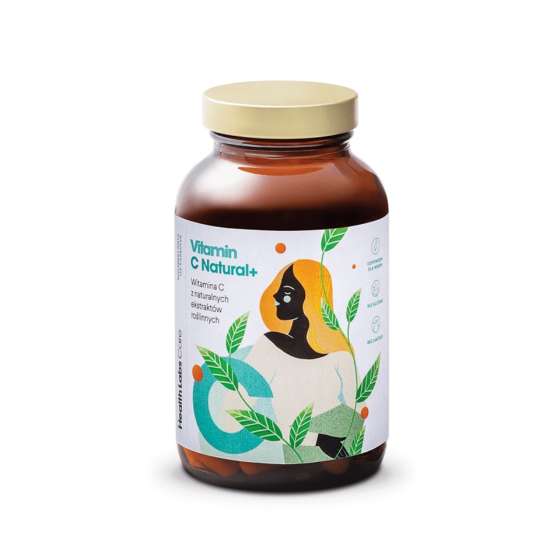 Vitamin C Natural+ Witamina C Z Naturalnych Ekstraktów Roślinnych Suplement Diety 120 K…