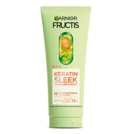 Fructis Keratin Sleek Kondicionér Pro Suché A Krepaté Vlasy