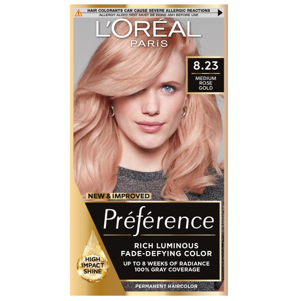 Preference Farba Do Włosów 8.23 Medium Rose Gold