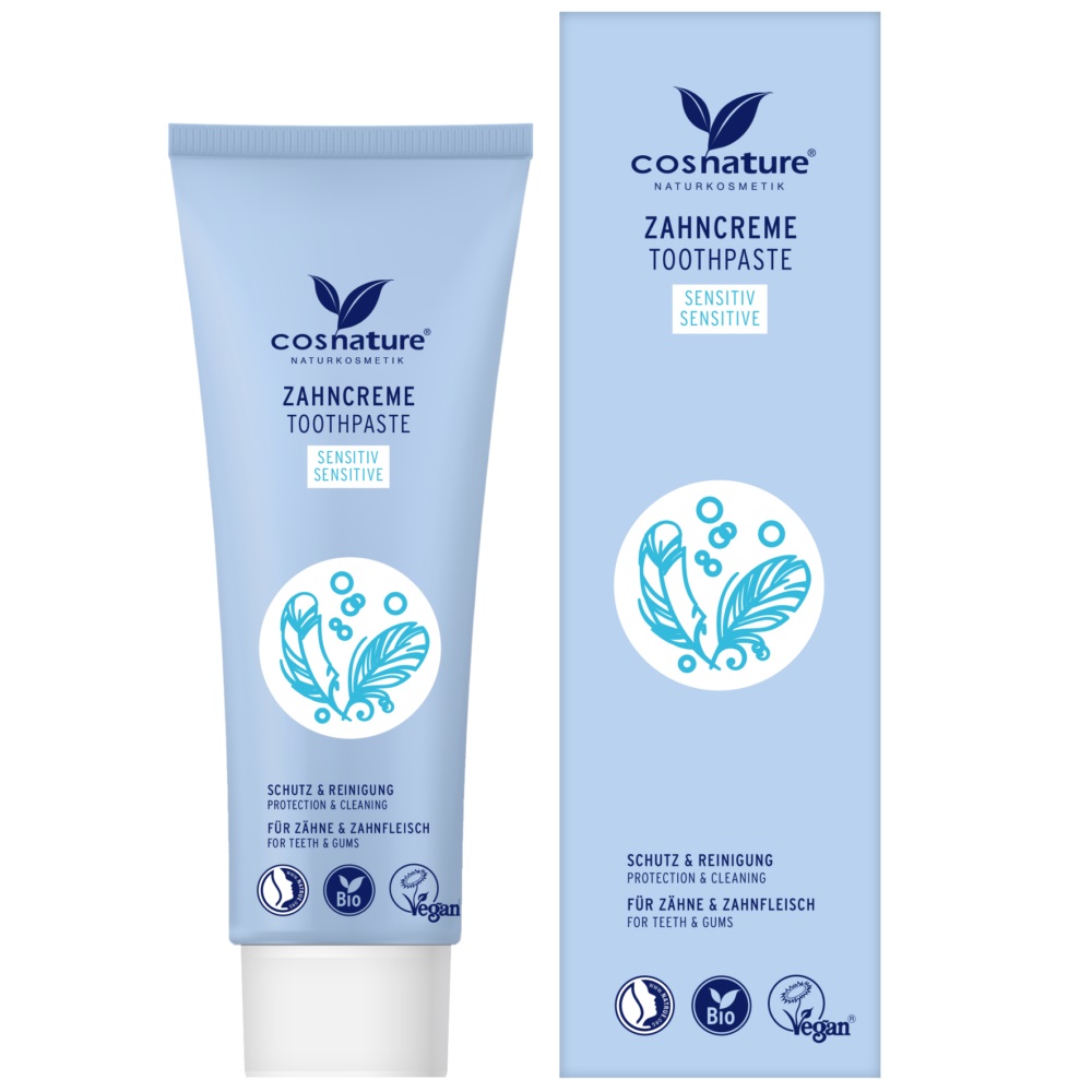 Toothpaste Zubná Pasta Na Citlivé Zuby S Fluoridom Harmanček/Mäta 75ml