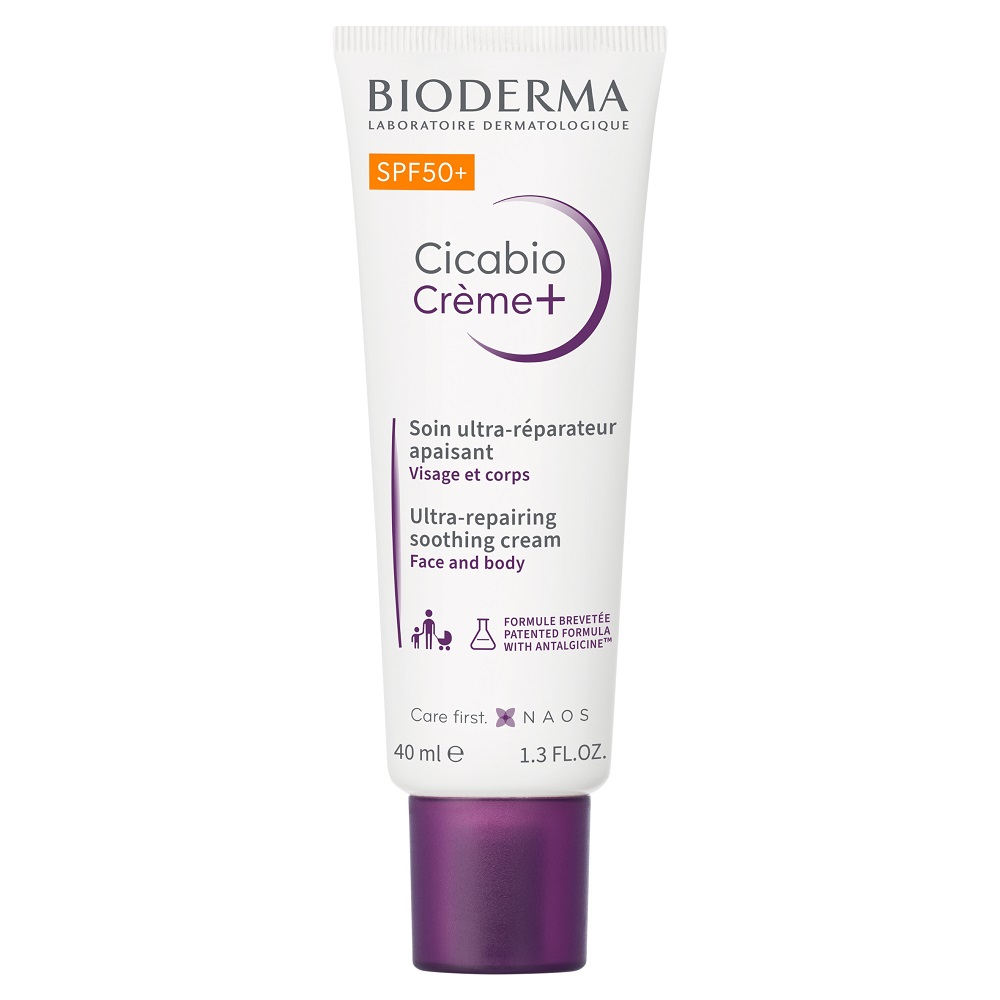 Cicabio Upokojujúci A Regeneračný Krém Creme+ SPF50+ 40ml
