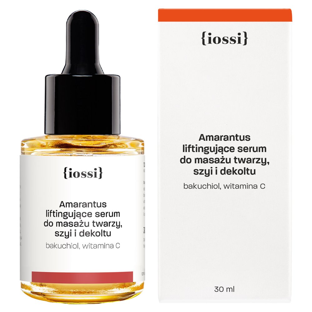 Amarantus Ujędrniająco-liftingujące Serum Do Masażu Twarzy Z Bakuchiolem I Witaminą C
