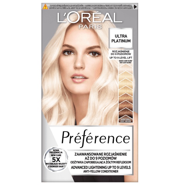 L'Oreal Paris, Zosvetľovač Vlasov Preference Ultra Platinum