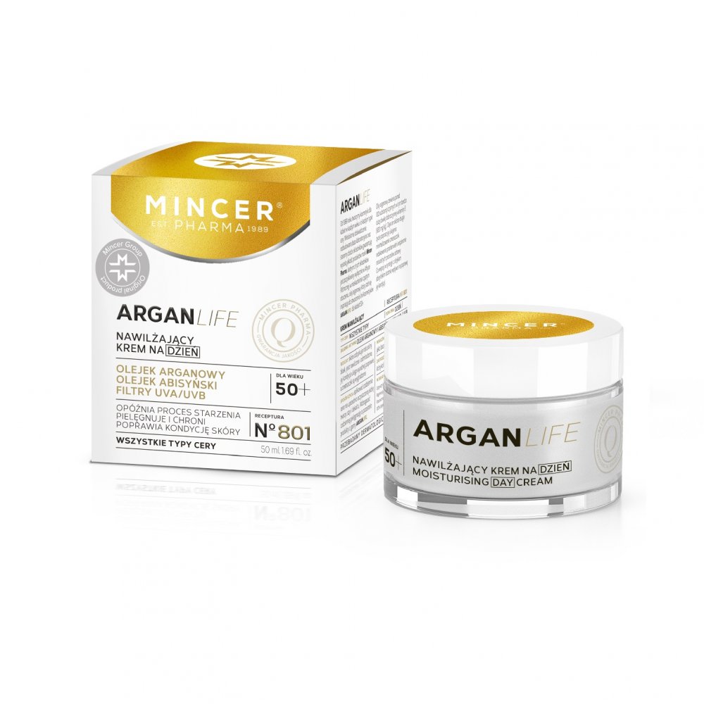 Mincer Pharma, ArganLife hydratačný denný krém č.801 50ml