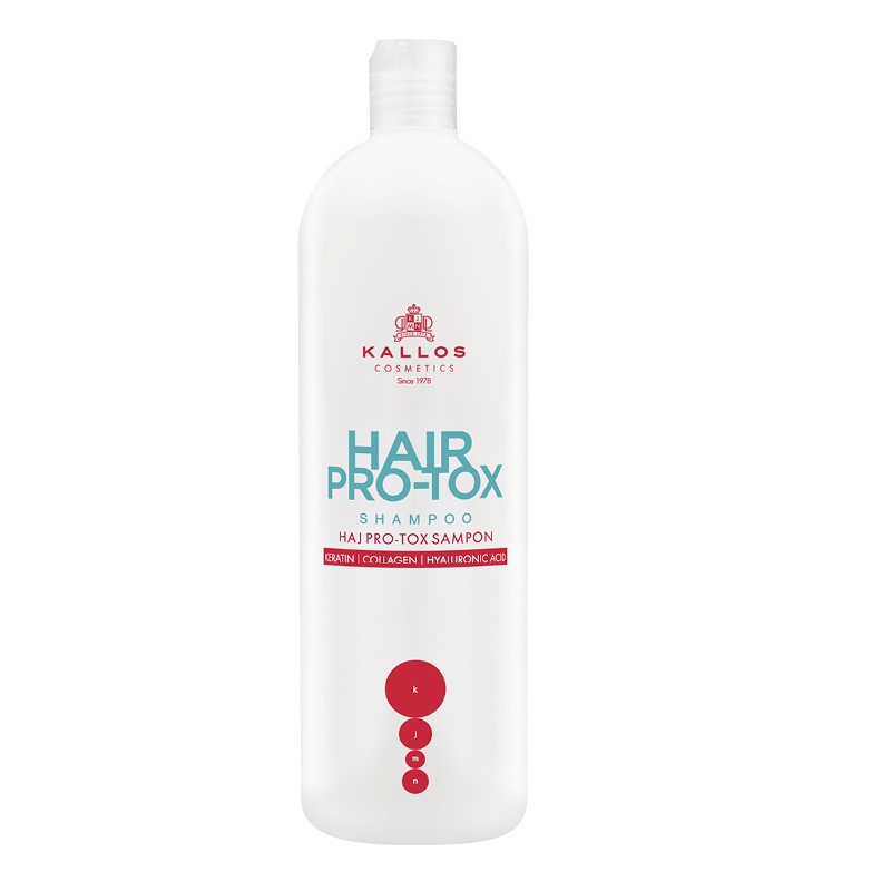 Kallos kjmn Hair Botox Shampoo šampón s keratínom kolagénon a kyselinou hyalurónovou 1000 ml