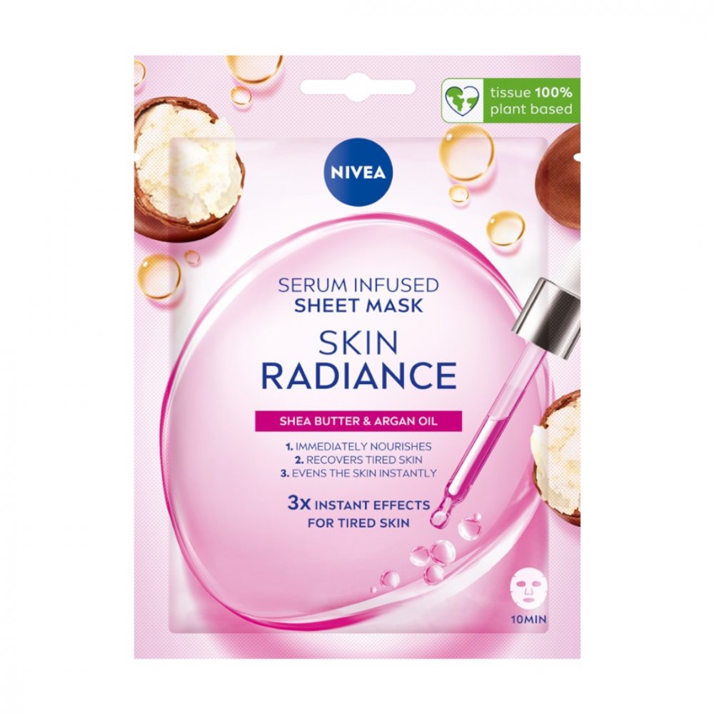Skin Radiance Maska W Płachcie Z Serum Rozświetlającym