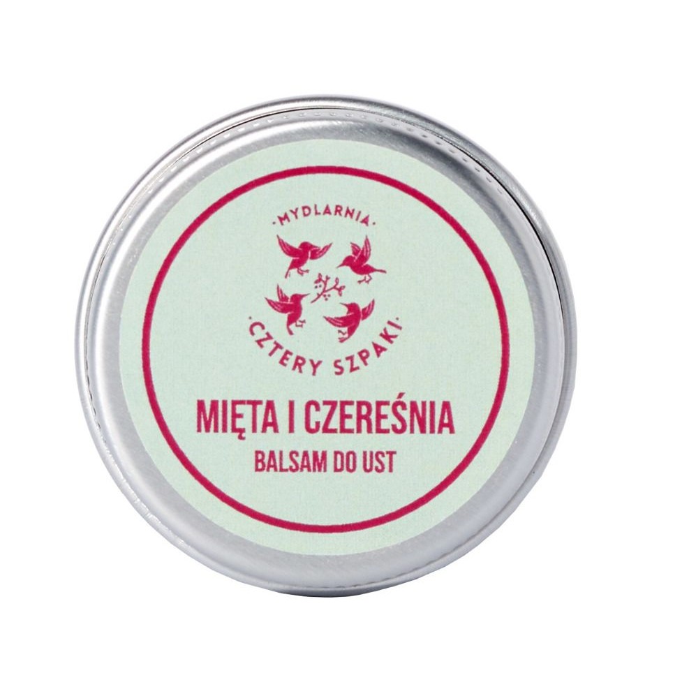 Cztery Szpaki Balzam na pery Mäta a čerešňa 15 ml