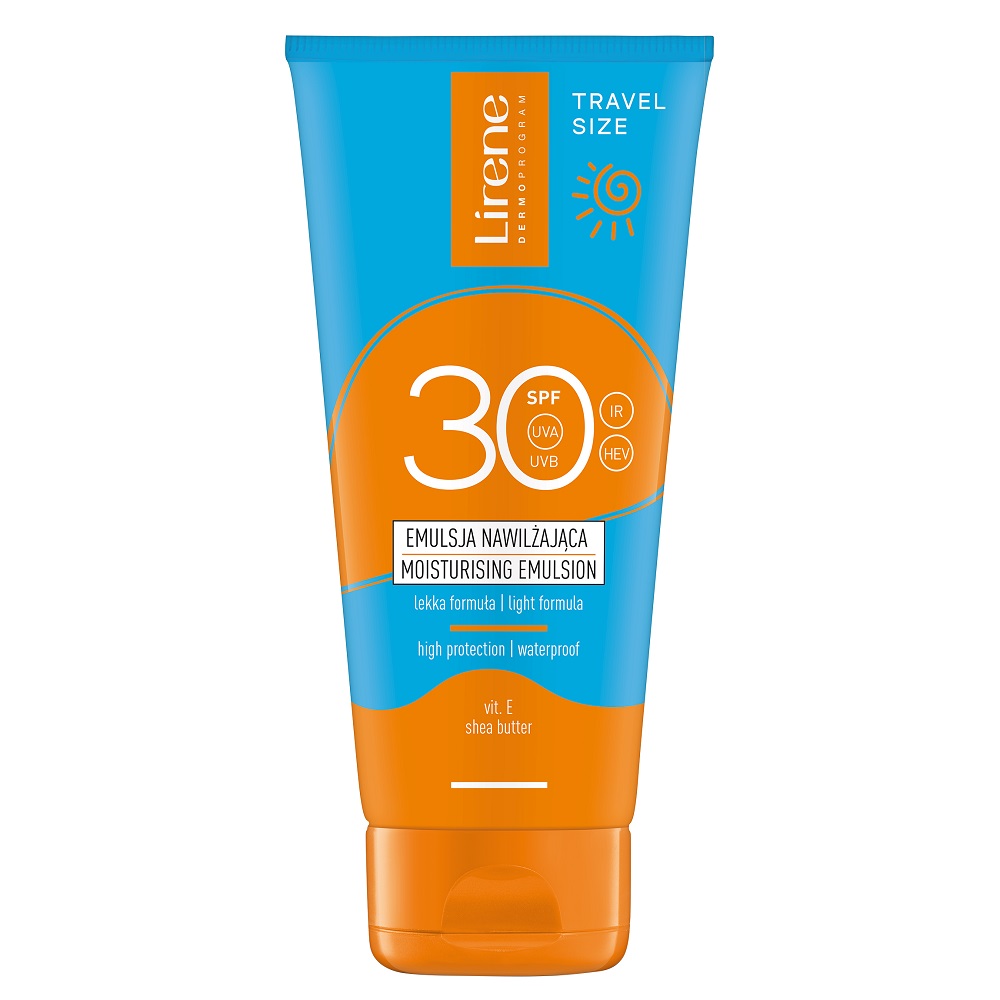 Lirene, Hydratačná emulzia na opaľovanie SPF30 90ml