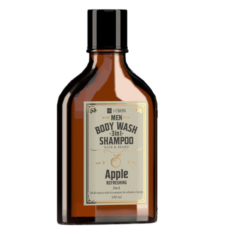 Pánské Mytí Těla A šAmpon Na Vlasy A Vousy Whisky 3v1 Apple 2