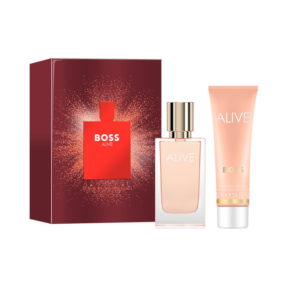 Hugo Boss Alive set parfémová voda ve spreji 30ml + tělové mléko 50ml