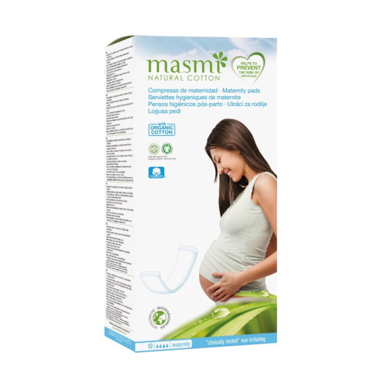 _Natural Cotton Organické Bavlnené Popôrodné Vložky 10ks