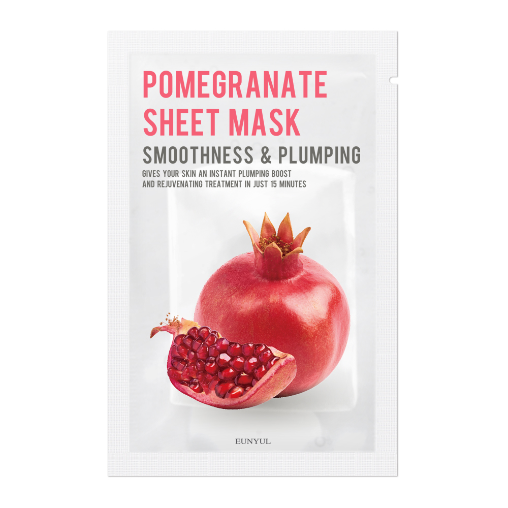 _Sheet Mask Granátové Jablko Spevňujúca A Vyhladzujúca Maska Na Tvár S Granátovým Jablkom 22ml