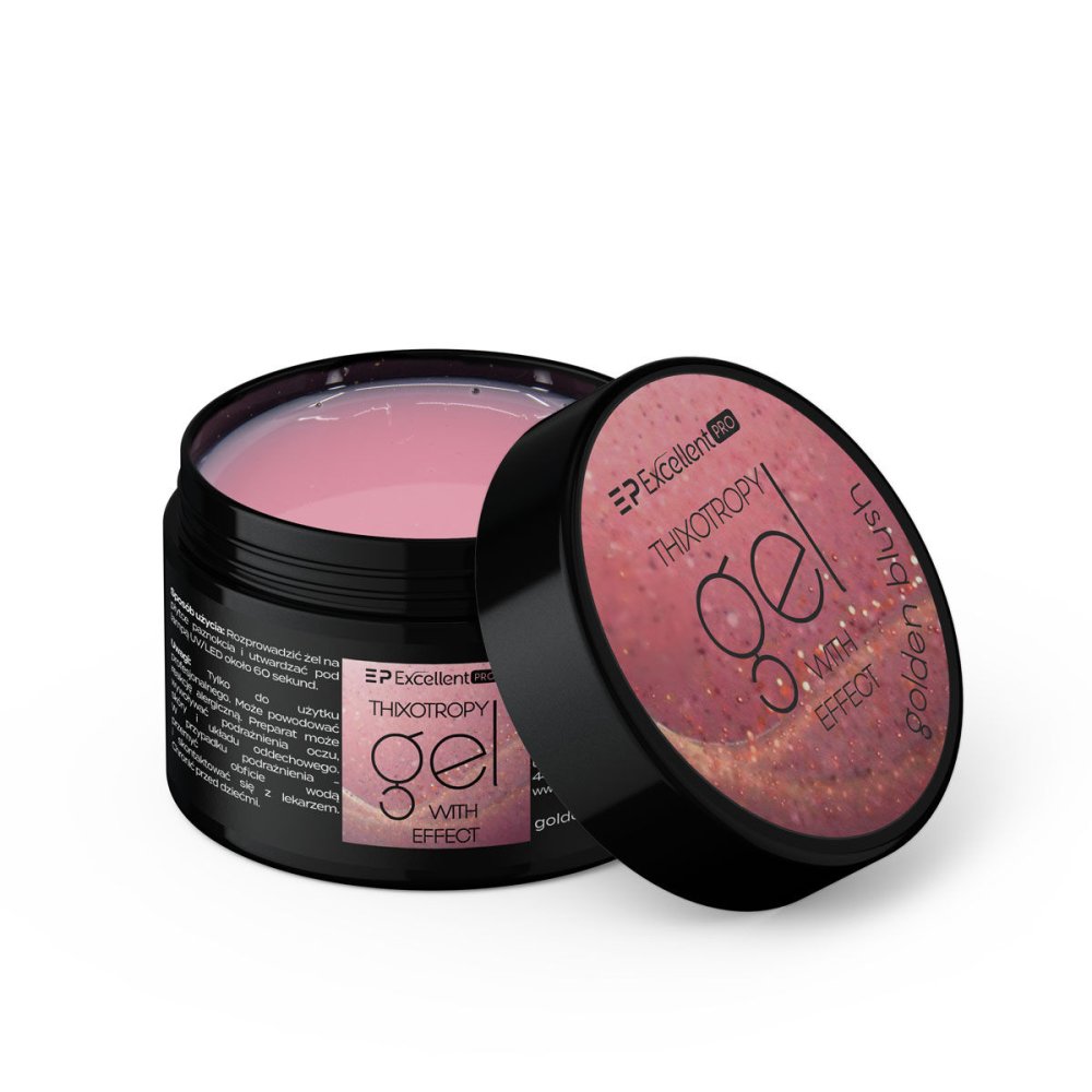 Thixotropy Gel With Effect Golden Blush Thixotropic Gel With Effect – Golden Blush Mode…