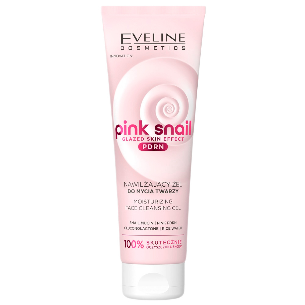 Pink Snail Glazed Skin Effect Pink Snail Nawilżający čIstiaci Gél Twarzy 140ml