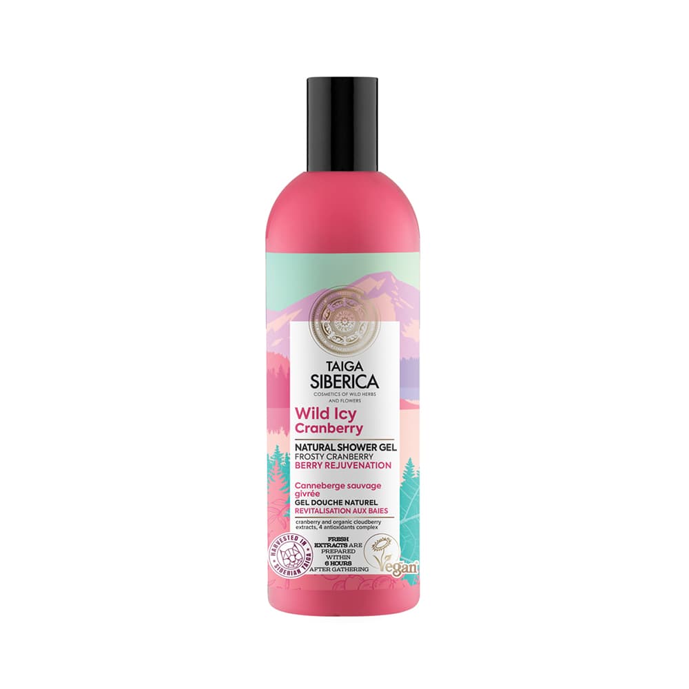 Natura Siberica, Prírodný sprchový gél Taiga Siberica s divokou kefkou 270 ml