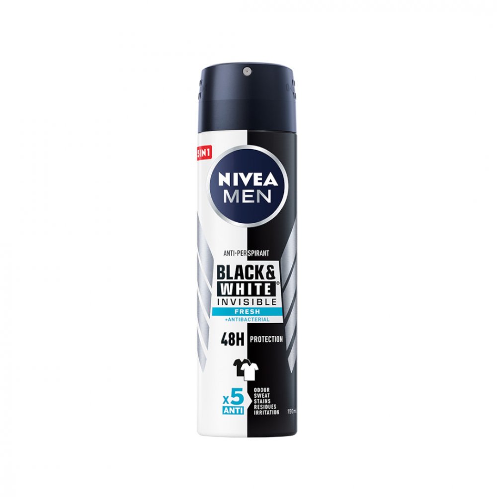 Pánsky Antiperspirant Black&White Invisible Fresh 2