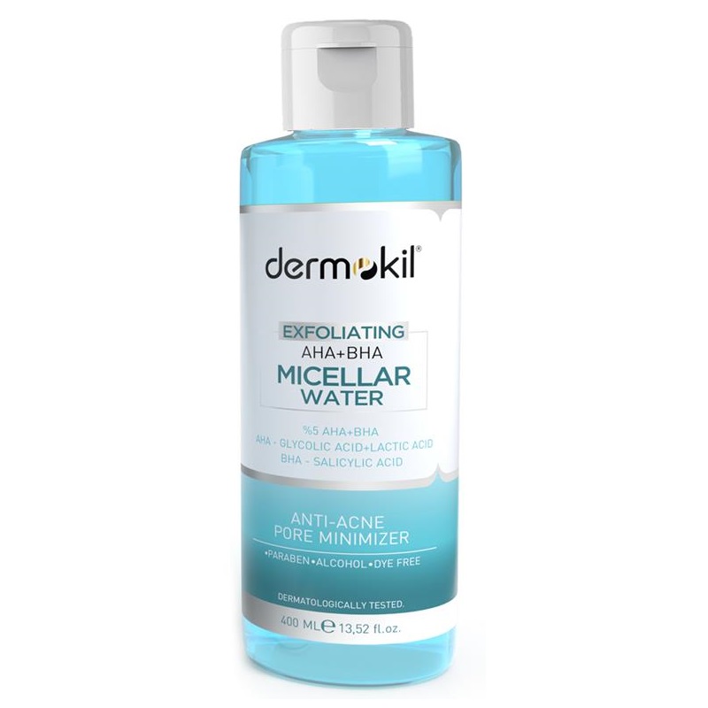 Exfoliačná Micelárna Voda Na Odstraňovanie Make-upu Aha+Bha Niacinamide Exfoliačná Micelárna Voda 400 Ml