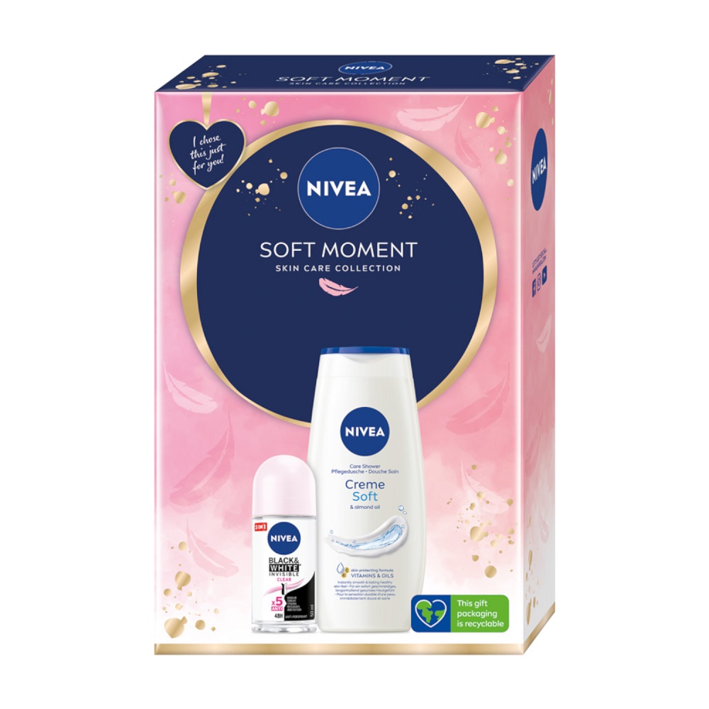 Feel Soft Antiperspirant Roll-on + Intenzivní Hydratační Krém + Sprchový Gel 20