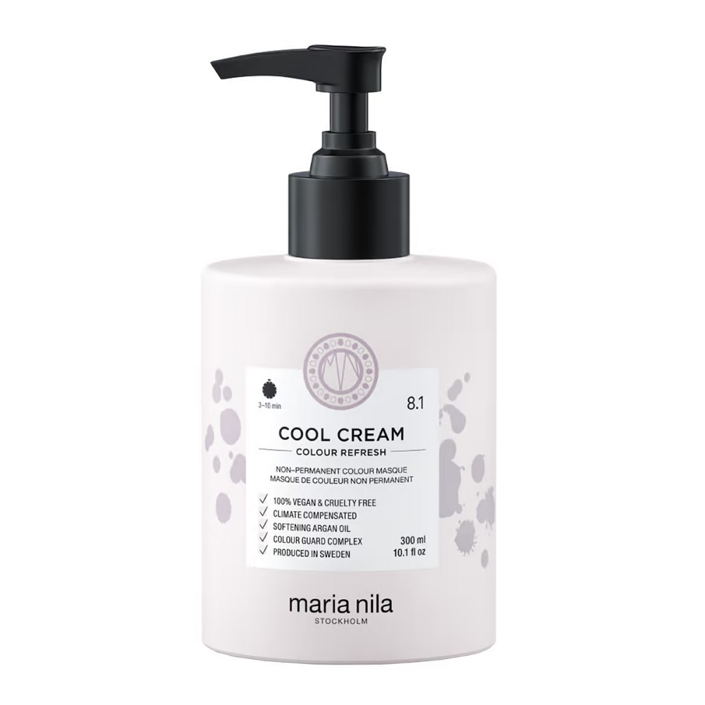Maria Nila, Colour Refresh maska na farbenie vlasov 8.1 Cool Cream 300ml