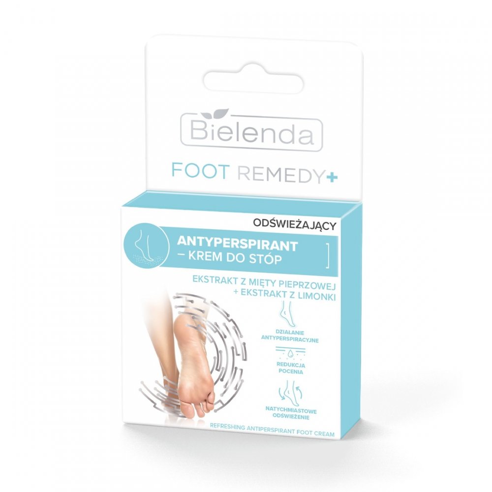 Foot Remedy Odświeżający Antyperspirant-krem Do Stóp
