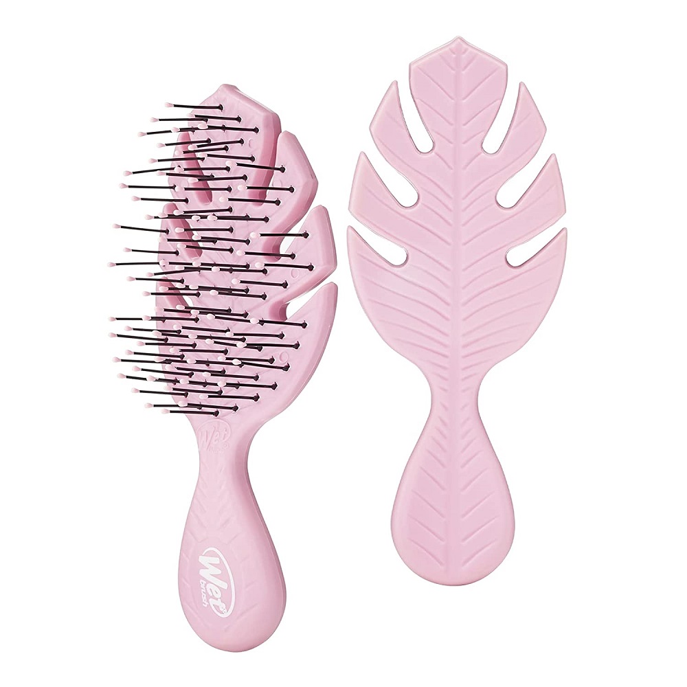 Wet Brush Go Green Mini kefa na vlasy Pink