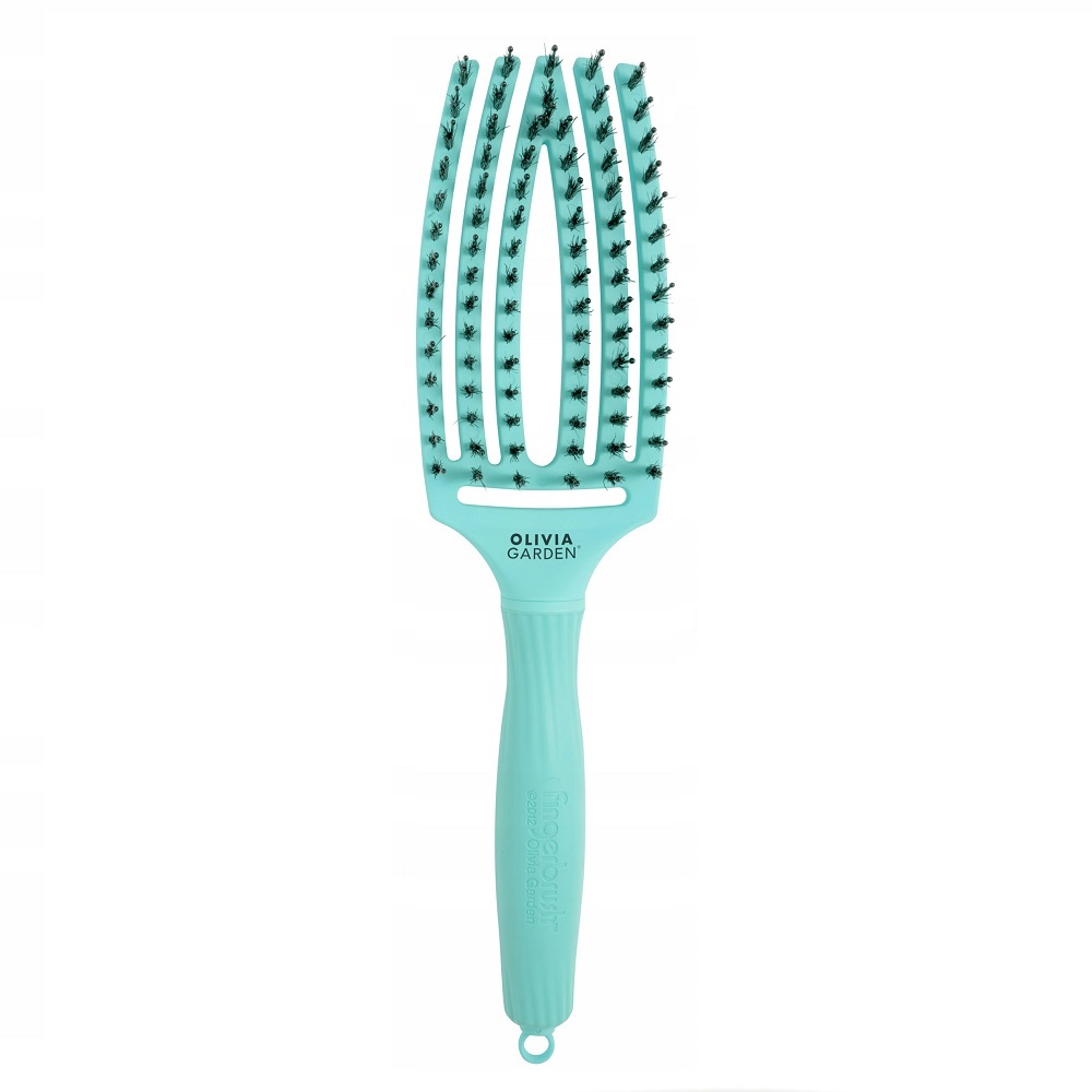 Olivia Garden, kartáč na vlasy FingerBrush Combo Medium Mint