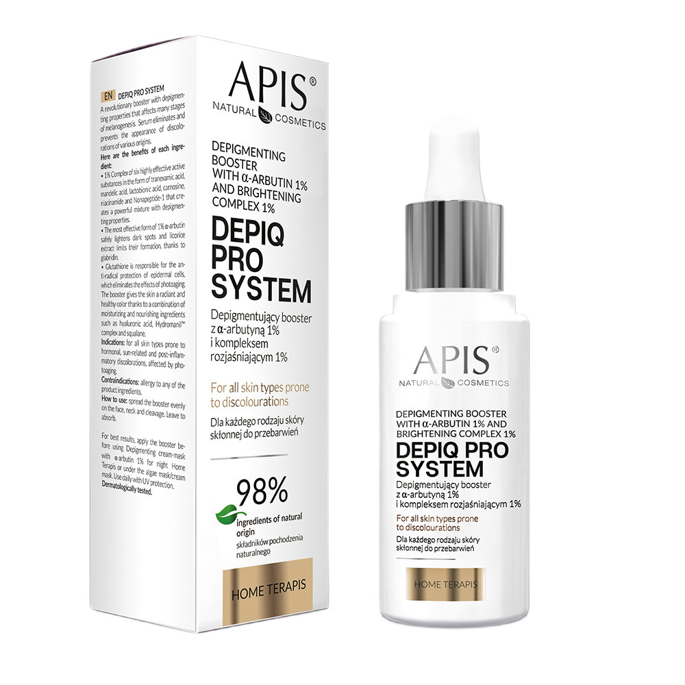 Depiq Pro System Depigmentujący Booster Z α-Arbutyną 1% I Kompleksem Rozjaśniającym 1%