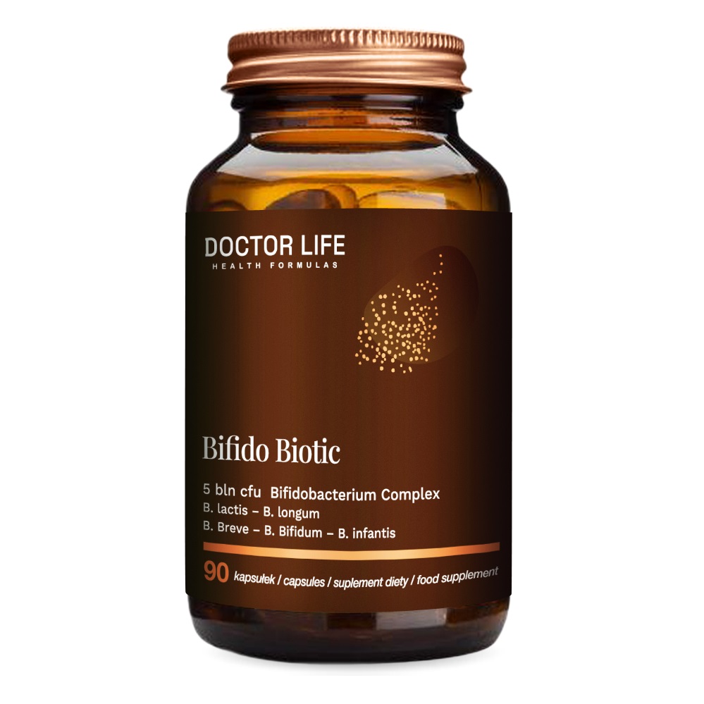 Bifido Biotic Wsparcie Mikrobioty Jelitowej Suplement Diety 90 Kapsułek