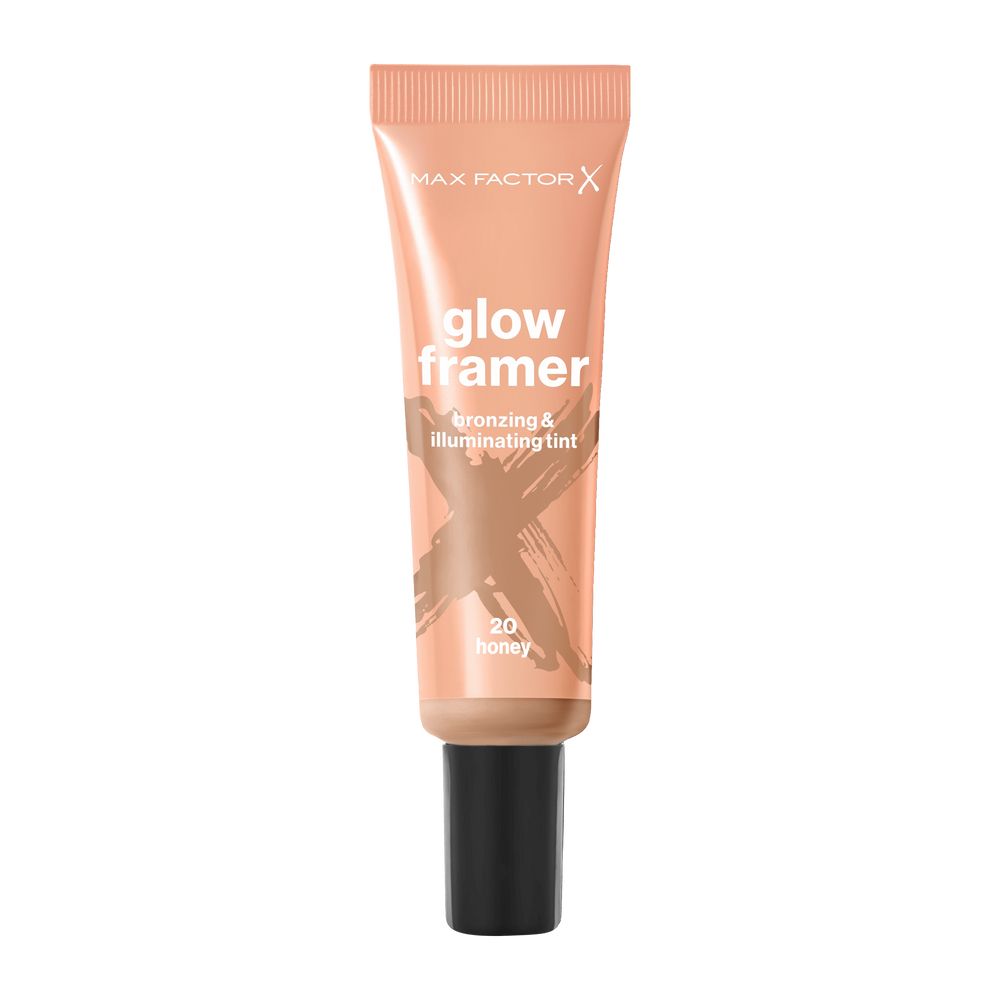 Glow Framer Bronzing & Illuminating Tint Glow Framer Bronzový Tónovací Krém Pro Konturování A Rozjasnění Obličeje 30 Hazel 3