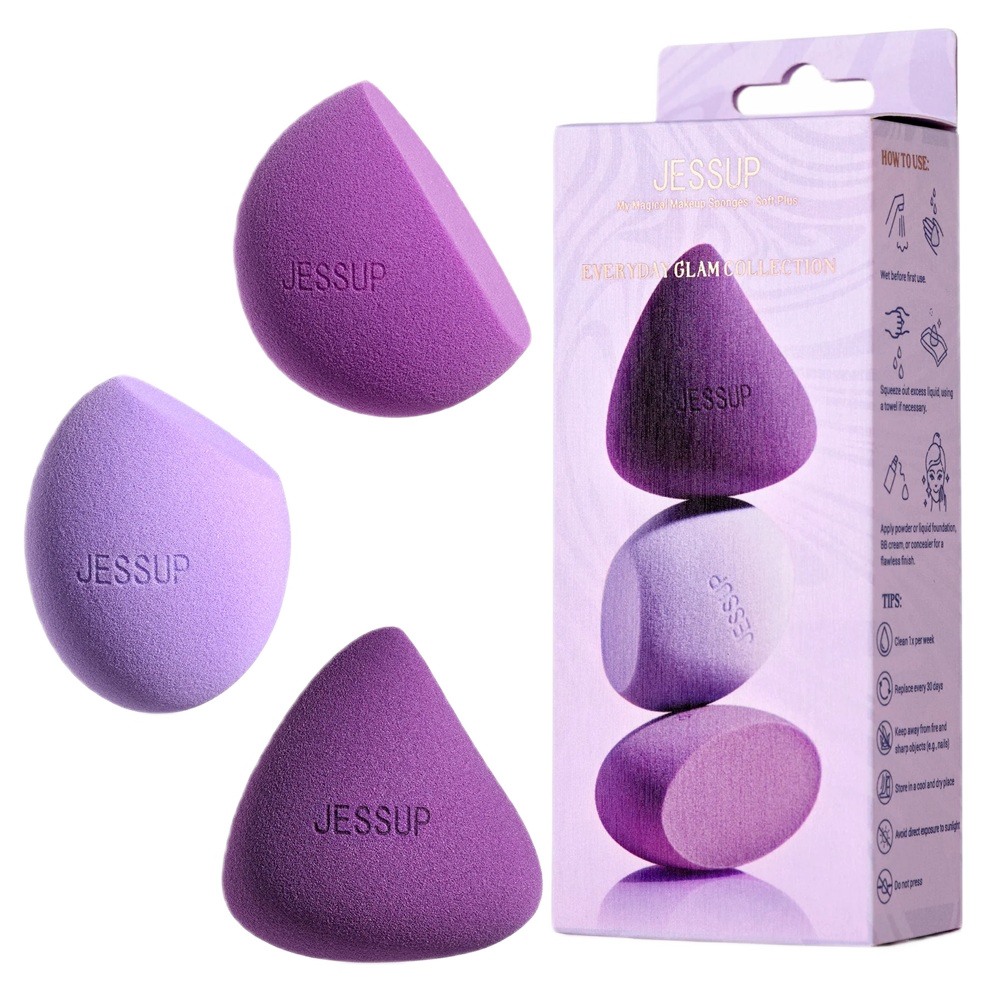 Soft Plus Sponges Sada Kosmetických Houbiček SP017