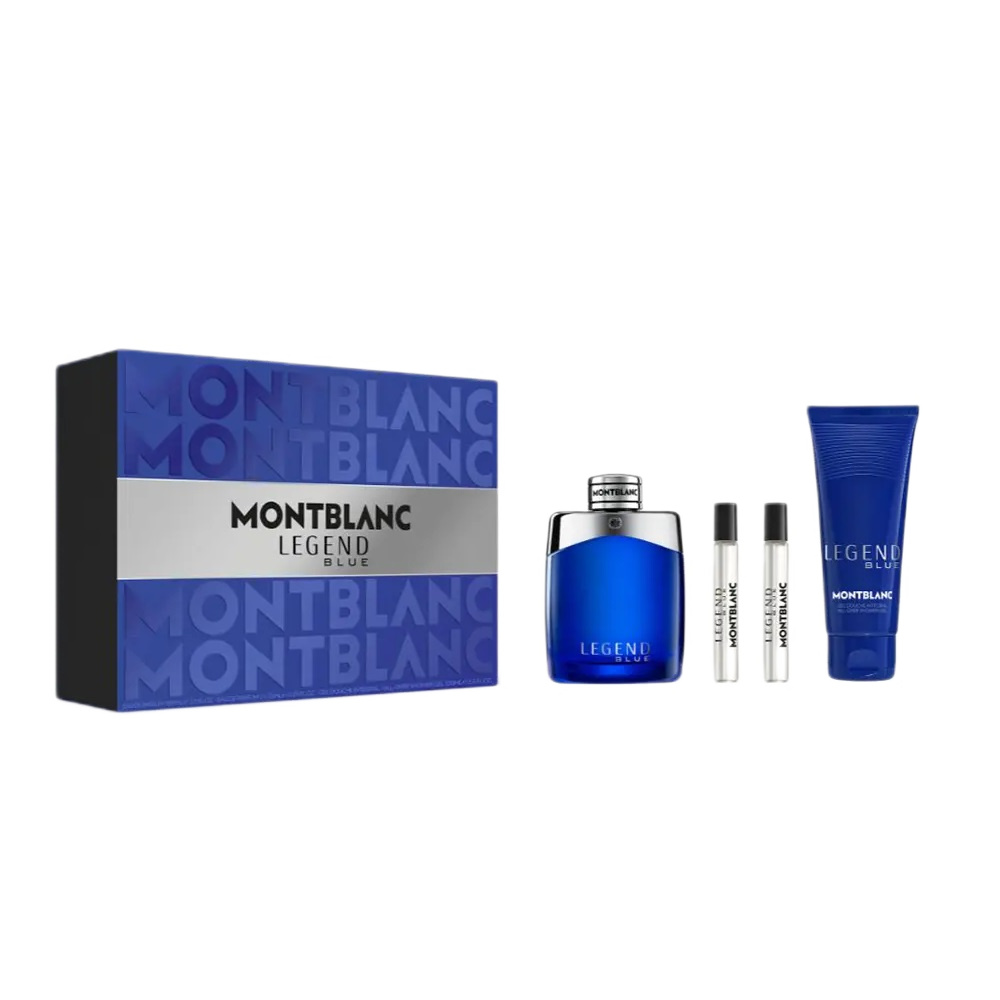 Legend Blue Set: Eau De + Eau De + Eau De + Shower Gel