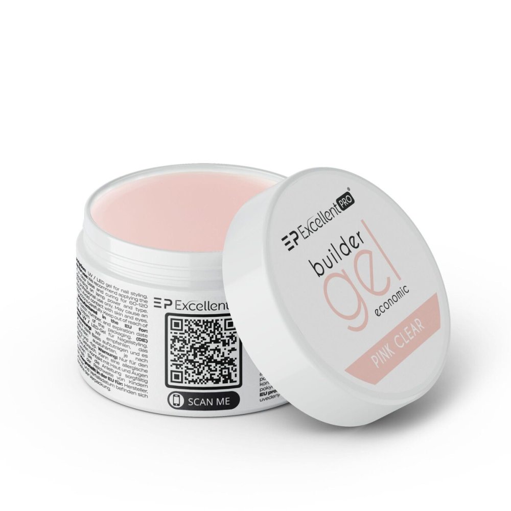 Builder Gel Economic Pink Clear Economic Pink Clear Nail Gel