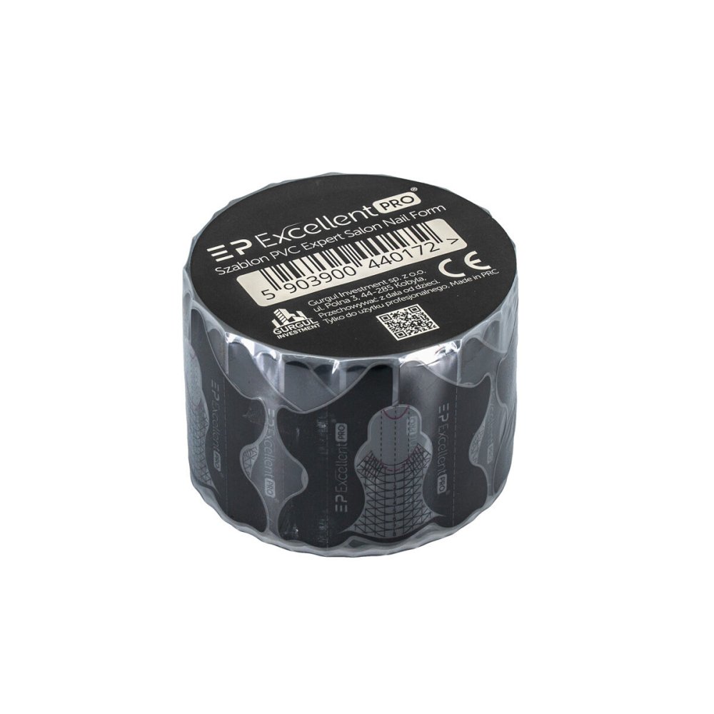 Expert Salon Nail Form PVC Nail Extension Tips, 500 Pieces