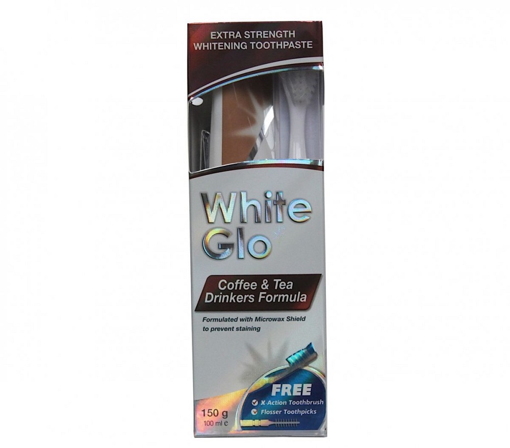 Coffee & Tea Drinkers Formula Wybielająca Pasta Do Zębów Dla Osób Regularnie Pijących Kawę I Herbatę + Szczoteczka
