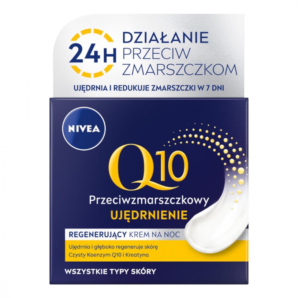 Nivea Visage Q10 Plus nočný krém proti vráskam 50 ml